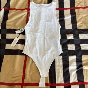 Aritzia White Contour Bodysuit